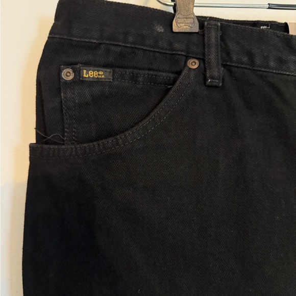 Lee Men's Straight Black Jeans - Picture 2 of 7